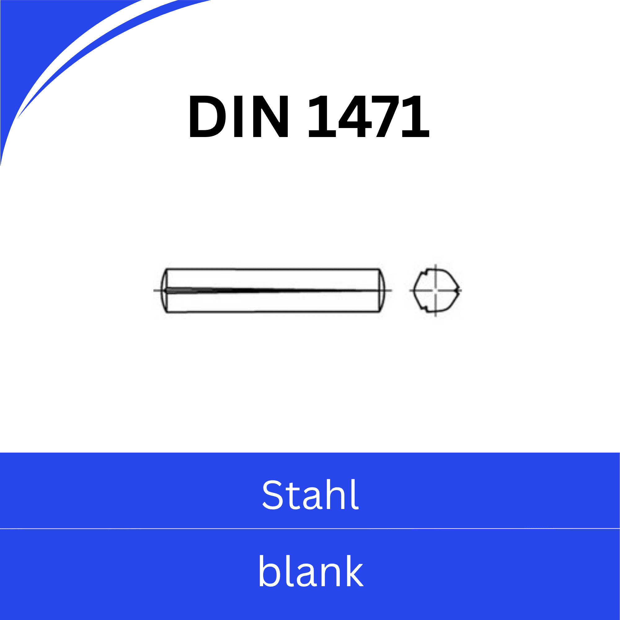 Bild von ➤ Kategorie: DIN 1471 Stahl (blank)